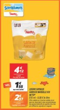 Lessive capsules savon de marseille x30