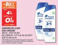 Shampooing 2en1 classic 