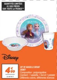 Set de vaisselle enfant 
