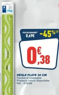 RÈGLE PLATE 30 CM STAEDTLER