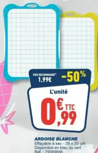 Maped Ardoise Blanche