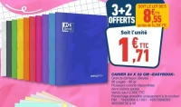 Oxford Cahier 24 x 32 cm «Easybook» Grands carreaux (Seyès)