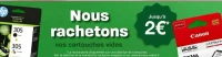 Rachat de cartouches d'encre vides HP / Canon