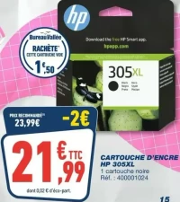 Cartouche d'encre HP 305XL