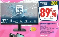 Moniteur Philips 27"