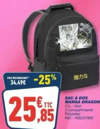 Sac à dos Manga Dragon