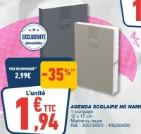Agenda Scolaire No Name