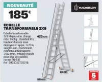 Échelle transformable Magnusson 3x9