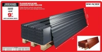 Plaque Bacacier Ardoise Acier 3x0,9 M