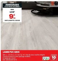 Lame PVC Gris