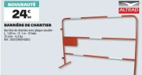 Barrière de chantier Altrad