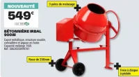Bétonnière Irbal 900W