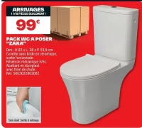 Pack WC à poser "Zara"
