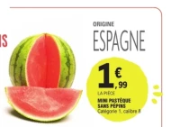 Mini pastèque sans pépins Bouquet