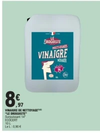 Vinaigre de nettoyage Le Droguiste Surpuissant 14°