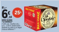 Bière Blonde LA GOUDALE