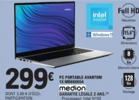 PC Portable Avantum 15 MD600054 Medion