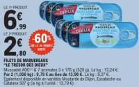 Filets de maquereaux Muscadet AOC & 7 aromates Le Trésor des Dieux