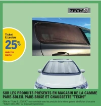 Gamme pare-soleil pare-brise et chaussette Tech9