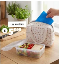 Set lunch isotherme avec boîte