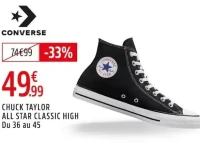 Baskets Converse Chuck Taylor All Star Classic High (Du 36 au 45)