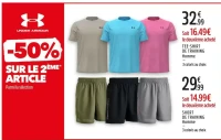 Tee-shirt & Short de training Homme Under Armour