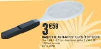 RAQUETTE ANTI-MOUSTIQUES ÉLECTRIQUE