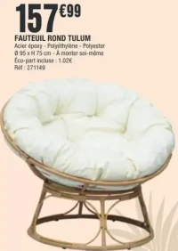 FAUTEUIL ROND TULUM