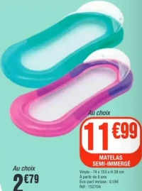 Matelas Semi-Immergé