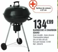 Barbecue à charbon Idaho