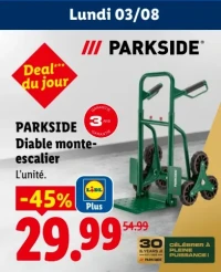 Parkside Diable monte-escalier