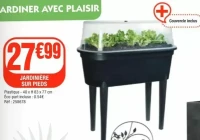 Jardinière sur pieds