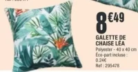 Galette de chaise Léa