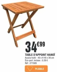 Table d'appoint Hanoï