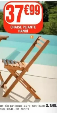Chaise pliante Hanoï
