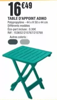 Table d'appoint Adiko