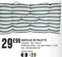 Matelas de palette Moorea