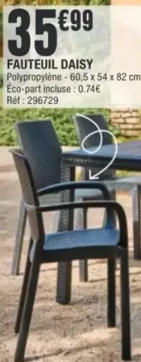 Fauteuil Daisy