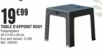 Table d'appoint Rosy
