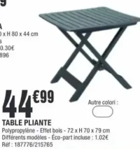Table pliante