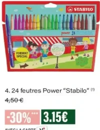 Stabilo 24 feutres Power