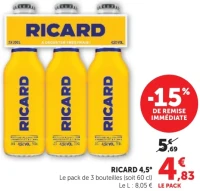 Ricard 4,5°