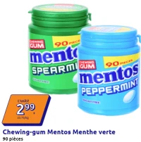 Chewing-gum Mentos Menthe verte
