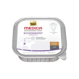 SELECT GOLD Medica Diététique Barquettes de Pâtée Chien Adulte Dinde au riz 10x150 g