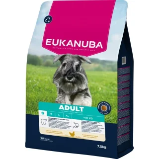 EUKANUBA Croquettes pour Chien Adulte S - Riche en Poulet Frais - 7.5KG