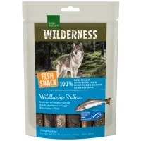 REAL NATURE WILDERNESS Snack au poisson Rouleaux de saumon sauvage. 70 g