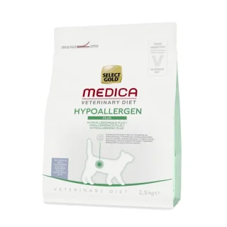 SELECT GOLD Medica Hypoallergénique Plus Croquettes Chat Adulte Poisson et riz 2.5 kg