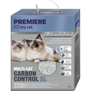PREMIERE Litière agglomérante Carbon Control XL 10 l