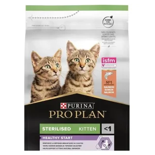 PRO PLAN Purina Sterilised Kitten HEALTHY START, Riche en Saumon 1,5 kg