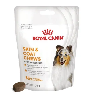 ROYAL CANIN Suppléments Peau & Pelage Adulte Friandises à mâcher 240 g
